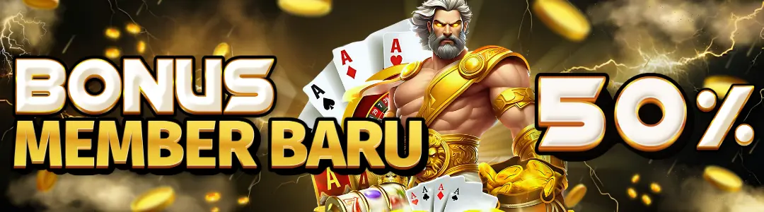 Bonus Member Baru 50% DERAS88